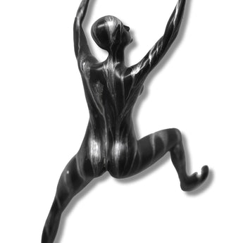 Ascend Form - 13" x 7" Sculpture - Black