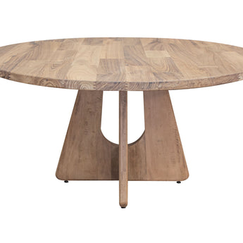 Natural Parota - Round Table - Light Brown