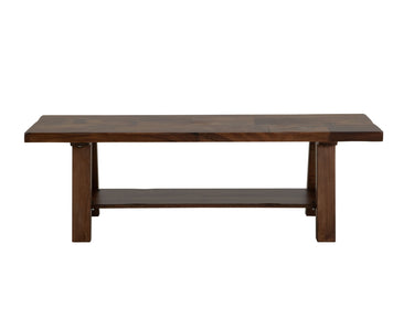 Parota Bench Cinnamon Brown - detail