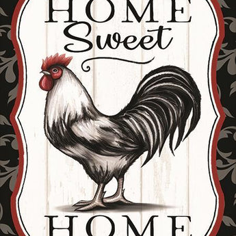 Home Sweet Home Rooster By Elizabeth Tyndall (Framed Small) - Beige