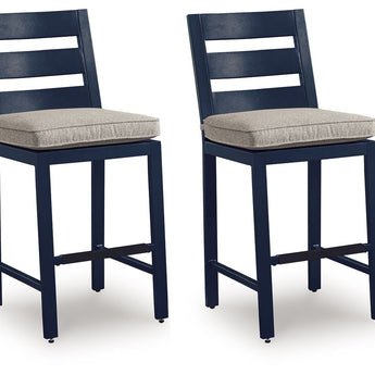 East Beach - Barstool (Set of 2) - Blue