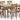 Sanbriar - RECT DRM Table Set (Set of 7) - Light Brown