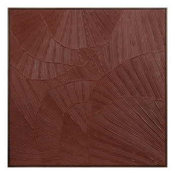 Flutter - Framed Painting - Maroon