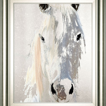 Sage By Marvin Pelkey - Framed Print Wall Art - Pearl Silver