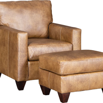 Mayo 3488 Series Leather Chair with Track Arms