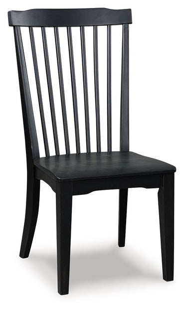 Greddinton - Dining Room Side Chair (Set of 2) - Black