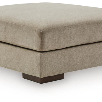 Linenhause - Oversized Accent Ottoman - Dune