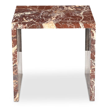 Rosa - Mesa decorativa - Mármol Rosso Levanto