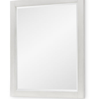 Ashton - Rectangular Mirror - Bleached Linen