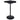 Keanu - Curved Cloud-Shaped Bistro Bar Table - Black