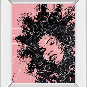 Star Il By Oksana Leadbitter - Print Wall Art - Pink