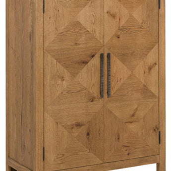 Clayburns - Bar Cabinet - Light Brown