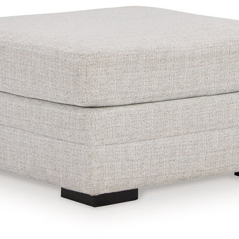 Koralynn - Oversized Accent Ottoman - Stone