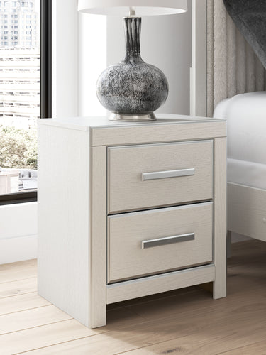 Zuraleus - Two Drawer Night Stand - White