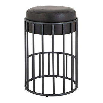 Merlín - Taburete de bar tapizado de 76 cm - Regaliz