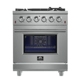 Forno 30" Pro-Style Gas Range, S.S. - FFSGS6239-30