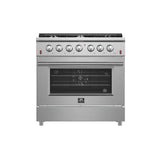 Forno 36" Pro-Style Gas Range, S.S. - FFSGS6244-36