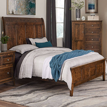 Belmont Sleigh King Bed