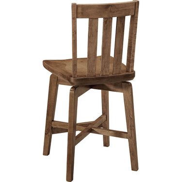 Maple Cooper Swivel Stool