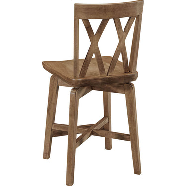 Maple Emmett Swivel Stool