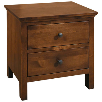 Heritage 2 Drawer Wide Nightstand
