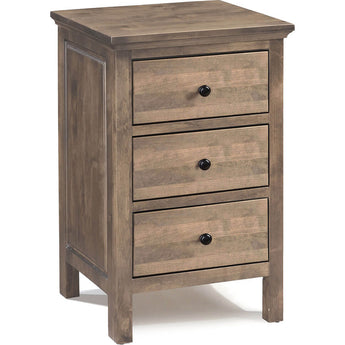 Heritage 3 Drawer Nightstand