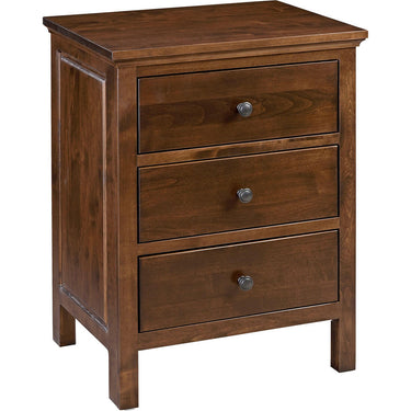 Heritage 3 Drawer Wide Nightstand