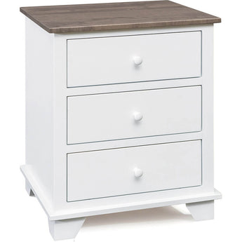 Portland 3 Drawer Wide Nightstand