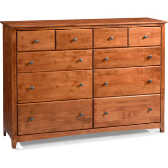 Shaker 10 Drawer Tall Dresser