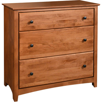 Shaker 3 Drawer Wide Chest