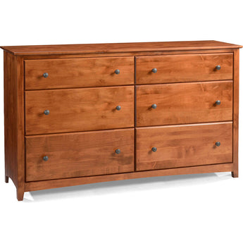 Shaker 6 Drawer Dresser