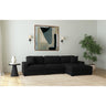 Arizona Steno Black Sectional 3PC Set