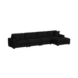 Arizona Steno Black Sectional 6PC Set
