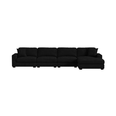Arizona Steno Black Sectional 6PC Set