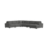 Arizona Steno Charcoal Sectional 6PC Set