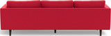 Ladybird 104" Reversible Sofa Chaise - Bennett Red