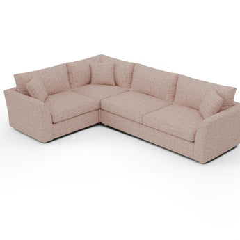 Cedar Park 84" Small Corner Sectional - Elliot Blush