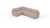 Cedar Park 84" Small Corner Sectional - Elliot Blush