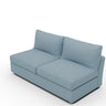 Cedar Park Armless Loveseat - Dream French Blue