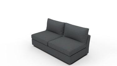 Cedar Park Armless Loveseat - Peyton Pepper