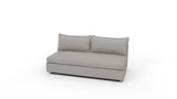 Cherrywood Armless Loveseat - Curious Silverpine