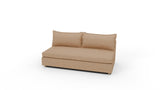 Cherrywood Armless Loveseat - Elliot Sunflower