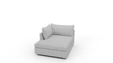 Cherrywood Laf Chaise - Delray Smoke