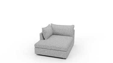 Cherrywood Laf Chaise - Nepal Pebble