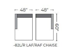 Cherrywood Raf Chaise - Elliot Avocado