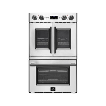 Forno 30" Forno Double French Door Walloven, S.S. - FBOEL1388-30