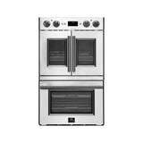 Forno 30" Forno Double French Door Walloven, S.S. - FBOEL1388-30