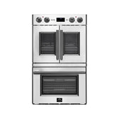 Forno 30" Forno Double French Door Walloven, S.S. - FBOEL1388-30