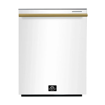Forno 24" Forno Built-In Dishwasher, White - FDWBI8067-24WHT