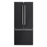 Forno 30" French Door Refrigerator, Black - FFFFD1974-31BLK